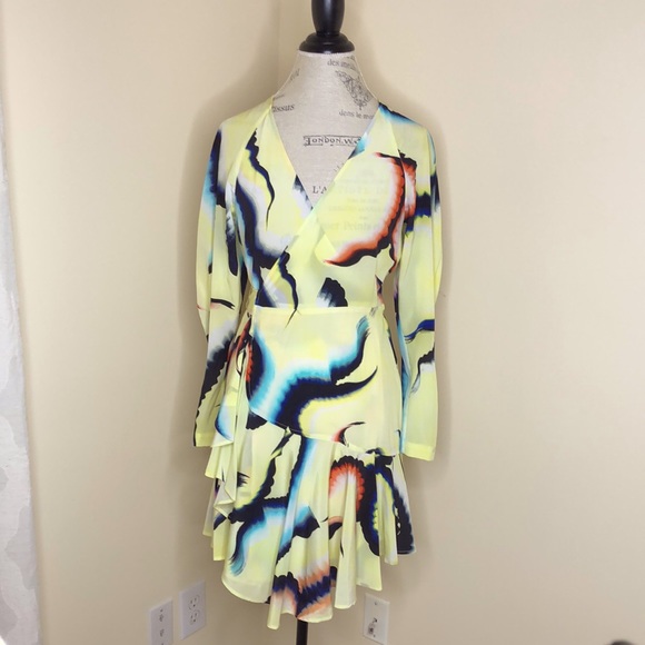 A.L.C. Dresses & Skirts - A.L.C. Enzo Dress Yellow Multi Size 6 New With Tags